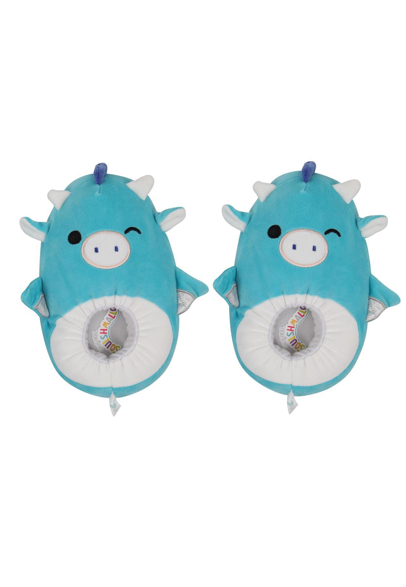 Squismallows Unisex Plush Slippers Tatiana Dragon Soft Comfy Warm Indoor Shoes