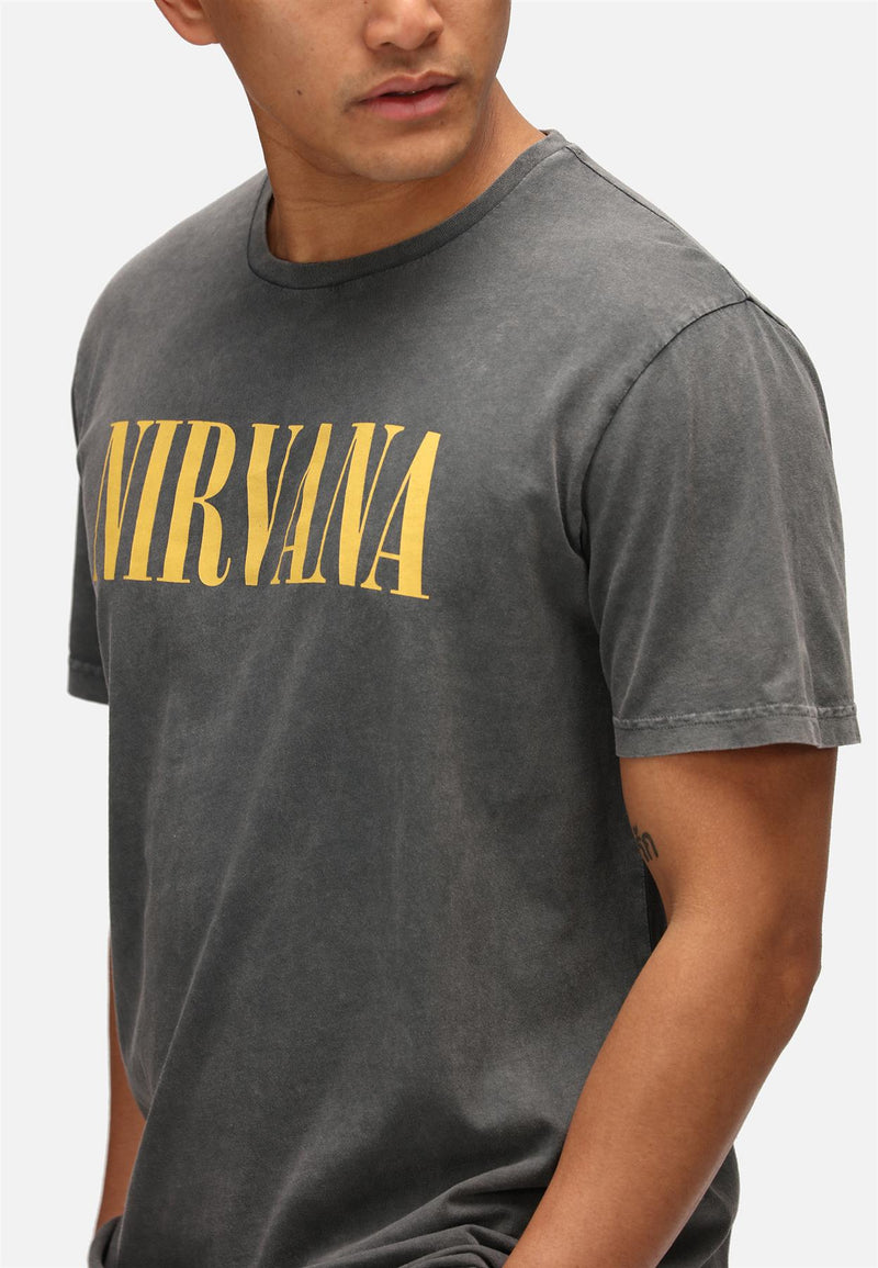 Nirvana Smiley Face Unisex Cotton Relaxed T-Shirt