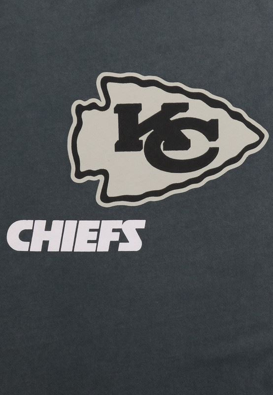 Recovered Men's NFL Kansas City Chiefs T-Shirt - Washed Black