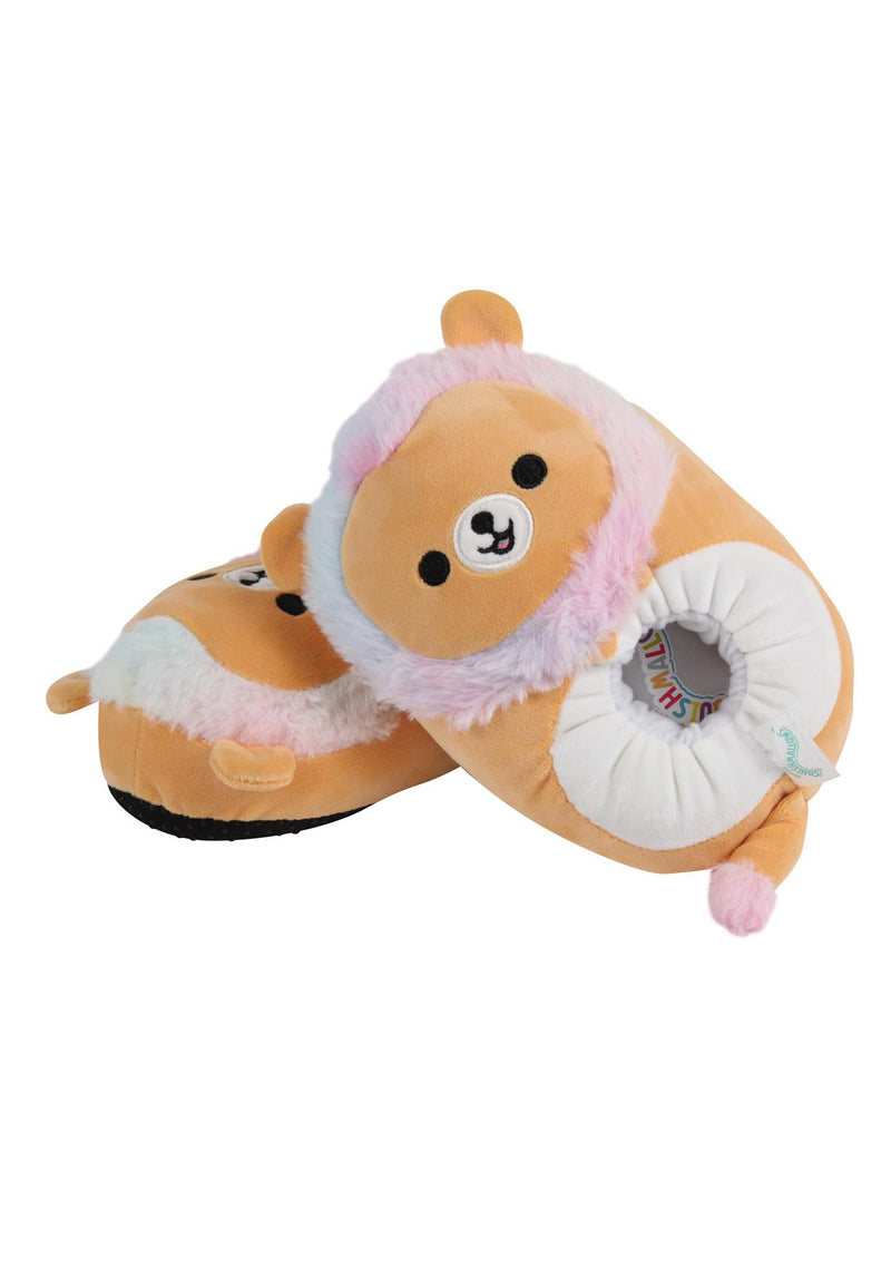 Squismallows Unisex Plush Slippers Leonard Lion Soft Comfy Warm Indoor Shoes