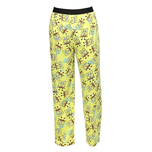 SpongeBob All Over Print Cotton Lounge Pants Nightwear PJ Bottoms