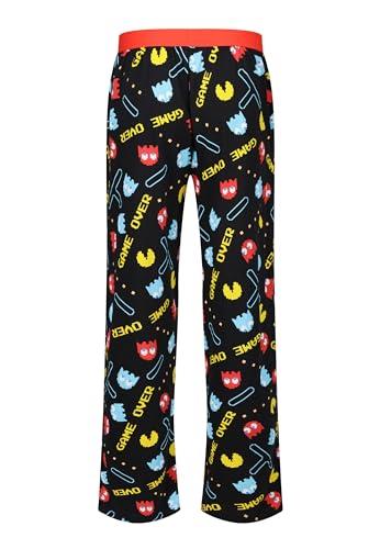 Pac-Man Adults Lounge Pants - Cotton Fabric Game Over Printed Pyjamas Bottoms