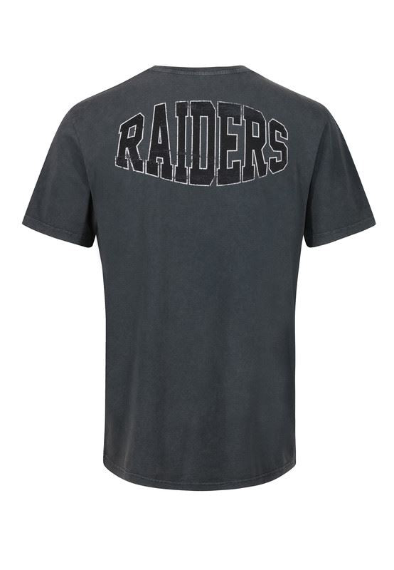 Recovered Men NFL T-shirt Las Vegas Raiders Cotton Short Sleeve Crew Neck Tee Top