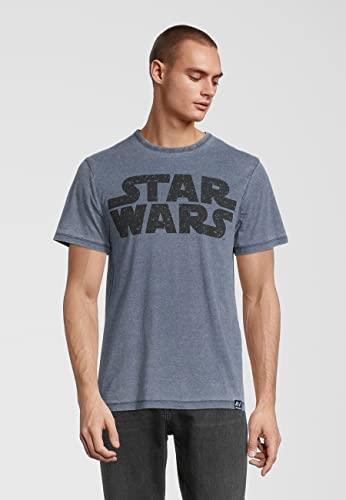 Star Wars Vintage Logo Blue Washed T-Shirt