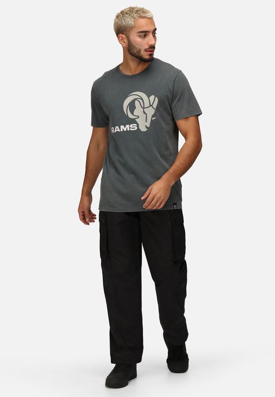 Recovered Men's NFL T-Shirt Los Angeles Rams Regular Fit Sports Gym Top Shirts