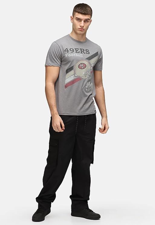 49ers Football Light Grey T-shirt by Recovered