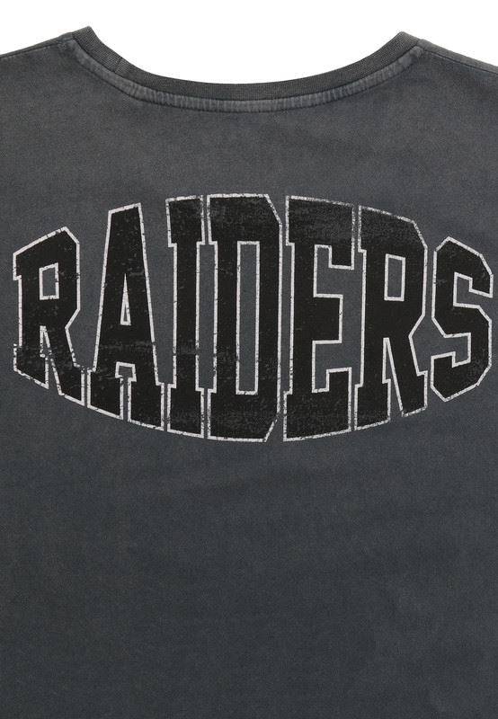 Recovered Men NFL T-shirt Las Vegas Raiders Cotton Short Sleeve Crew Neck Tee Top