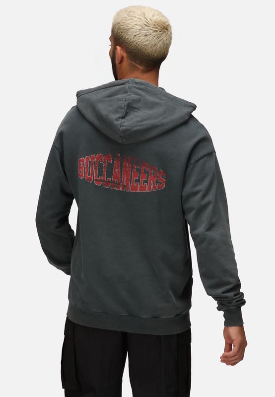 Recovered BUCCS Mens Hoodie NFL American Football Helmet Pocket Logo Cotton Sweatshirt