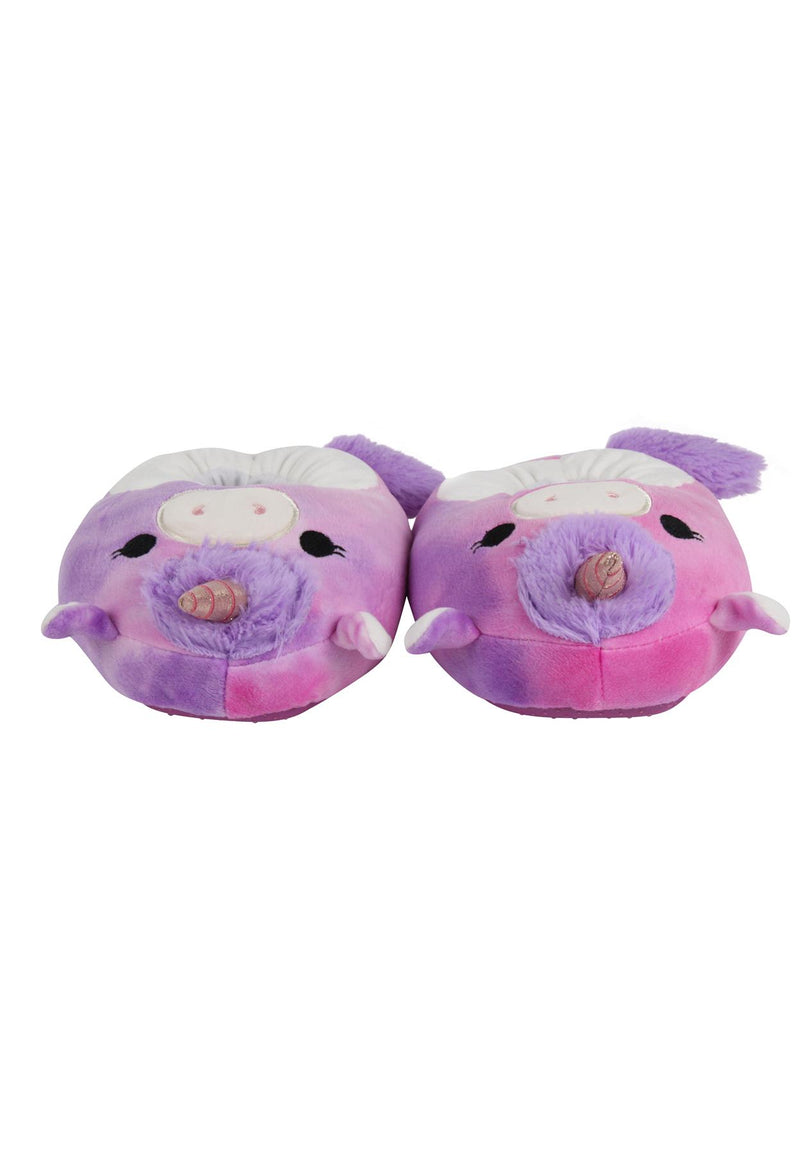 Squismallows Unisex Plush Slippers Lola Unicorn Soft Comfy Warm Indoor Shoes