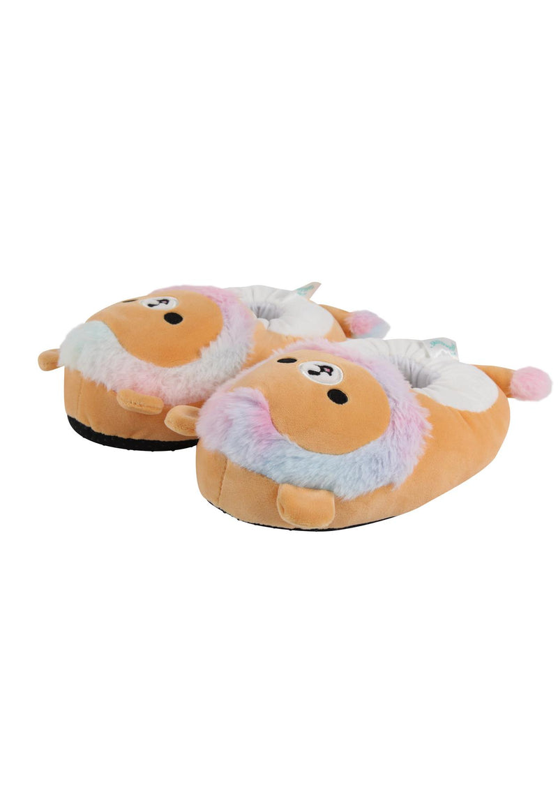 Squismallows Unisex Plush Slippers Leonard Lion Soft Comfy Warm Indoor Shoes