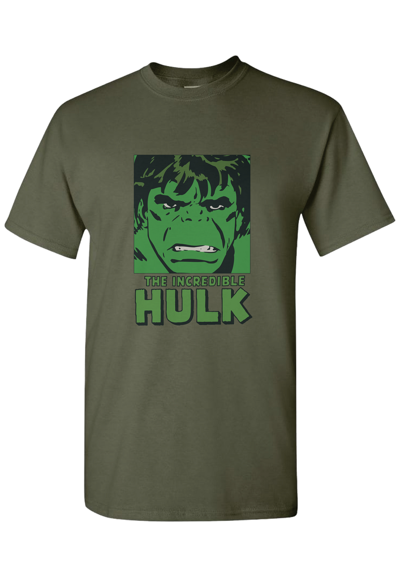 Marvel The Incredible Hulk Graphic Green Cotton T-Shirt - Unisex Adults